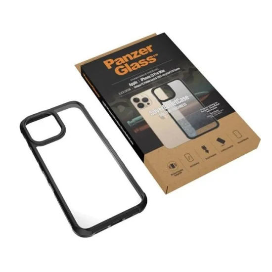 Cover I Phone 13 Pro Max Panzerglass Military Grade Silverbullet Black